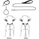 thumbnail image 3 of Chrome Plated Metal Dog Leash Chain Lead Heavy Duty Chew Proof Leash With Padded Handle Walking Traffic Training Traveling4' /2.0mm Small Chain, 3 of 5