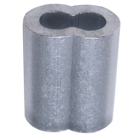 500 Aluminum Sleeves for Wire Rope 1/8" Made in USA 