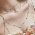 thumbnail image 3 of Collar estilo Pure Desire para mujer, estilo Niche, combina con todo, ligero, de lujo, estilo chica sexy, cadena para el pecho, cadena para el cuerpo, accesorios tipo bandolera sexy, 3 of 4