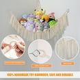 thumbnail image 5 of LUCKDEER Stuffed Animal Hammock with LED Light, Toy Hammock for Stuffed Animals Storage for Kids Room Decor, Stuffed Animal Hammock Corner, White, 5 of 8