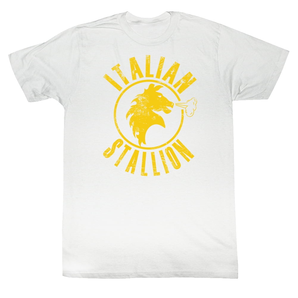 white shirt with yellow print