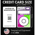 thumbnail image 2 of 6-in-1 QUANTADOSE® Multi-Wavelength Bi-Luminescent UVA/UVB/UVC/Far-UVC Light Reusable Professional UV Test Card, 2 of 6