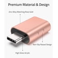 thumbnail image 3 of Adaptador Syntech USB macho a USB3 hembra para iPhone Rose Gold, 3 of 8