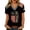 Black, variant on 4th of July Shirts Women 250th Anniversary V Neck Red White Blue Tops Patriotic Short Sleeve American Flag T Shirts Blue M