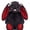Red, variant on Black Plush Bunny Stuffed Animal with Red Spider Web Patterned Long Ears & Bows, Soft Floppy Ear Gothic Bunny Plushie Toys Gift for K'ids Teen Bedroom Decor