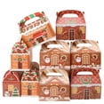 thumbnail image 3 of SHCKE 24PACK Christmas Gift Boxes Candy Boxes for Holiday Christmas Party Favor Supplies Xmas Cardboard Present Candy Cookie Boxes, Holiday Party Favor Supplies, 3 of 8
