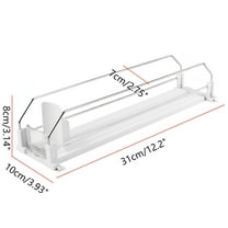 Supermarket Freezer Beverage Pusher | Automatic Spring-Loaded Drink Organizer | Fridge & Cooler Storage Rack for Cans, Bottles, Soda & Beer | Easy Installation No Tools Required | 1 Set