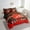 Red Brown, variant on 7 Pcs Comforter Set Full Size,Football Fans Bed in a Bag with Flat Sheet and Fitted Sheet and Adults,Football Lovers Bedding Set with Pillowcase and Sham(Florida)