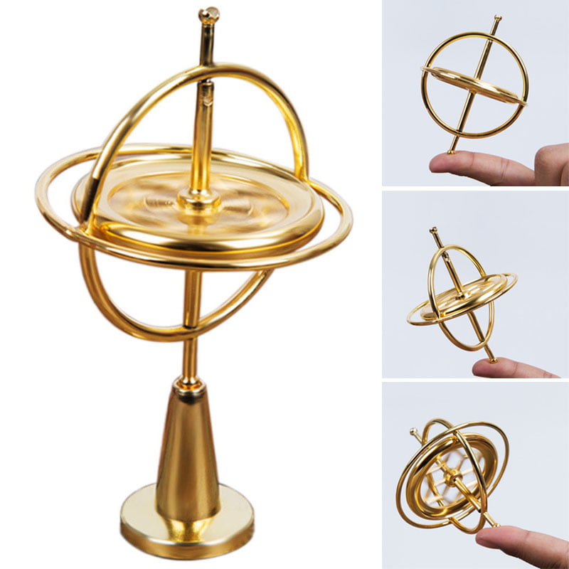 Educational Magic Spinner Metal Fingertip Gyroscope Pressure Relieve Classic Toy 