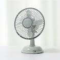 thumbnail image 3 of Zeiwohndc USB/AA Battery Power Desk Fan 5.7inch Retro Oscillating Table Fan Powerful, 3 of 13