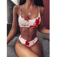 thumbnail image 6 of DOPI Women Sexy Tie-dye Pattern Top With Panty Bikini Set Two Piece Swimwear, 6 of 6
