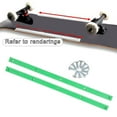 thumbnail image 3 of 2x Tiras de rieles para patinetas Zulema Skateboard Pointer Skateboard Rails Guards Head Protector anticolisión Verde, 3 of 8