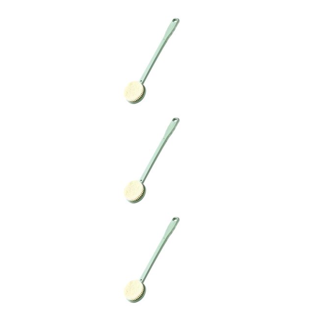 Naiovety Cepillo de baño Mango largo Cuerpo de plástico Piel Ducha Cepillos de limpieza Colgando Hogar Baño Spa Suministros de limpieza Type3 NO3