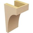 thumbnail image 5 of 5"W x 5"D x 10"H Wide Huntington Rough Cedar Woodgrain TimberThane Corbel, Primed Tan, 5 of 6