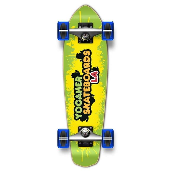 Yocaher Complete Micro Cruiser Skateboard Longboard - CANDY Series - Sour