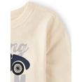 thumbnail image 4 of The Children's Place Baby & Toddler Boys Long Sleeve Embroidered Vehicle Top, Sizes 6M-5T, 4 of 5