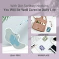 thumbnail image 6 of Langsprit Reusable Sanitary Pads for Women, Set of 6 with Mini Wet Bag Feminine Pads, Washable Cloth Menstrual Pads, Avocado Green, Small, 6 of 7