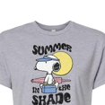 thumbnail image 3 of Peanuts - Summer Edition - Summer in the Shade - Juniors Cropped Cotton Blend T-Shirt, 3 of 5