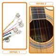 thumbnail image 4 of LIFKOME Single Guitar Strings Brass Alloy Guitar Strings Balanced Harmonious Sound 1 Set, 4 of 6