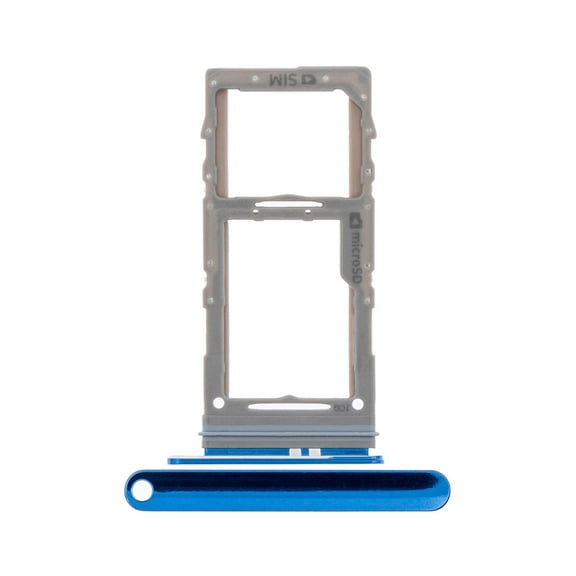 Replacement Nano Sim Card   Micro SD Card Tray For Samsung Galaxy S20 / S20  Plus / S20 Ultra - Aura Blue