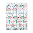 thumbnail image 2 of Sahpxhe Shower Curtain Waterproof Plastic Shower Curtain Liner,Stylish Pattern Bathroom Decor Bathroom Partition for Home,Hotel,Dorm,Quick-Dry,70.87X70.87in,Multicolor-B, 2 of 6