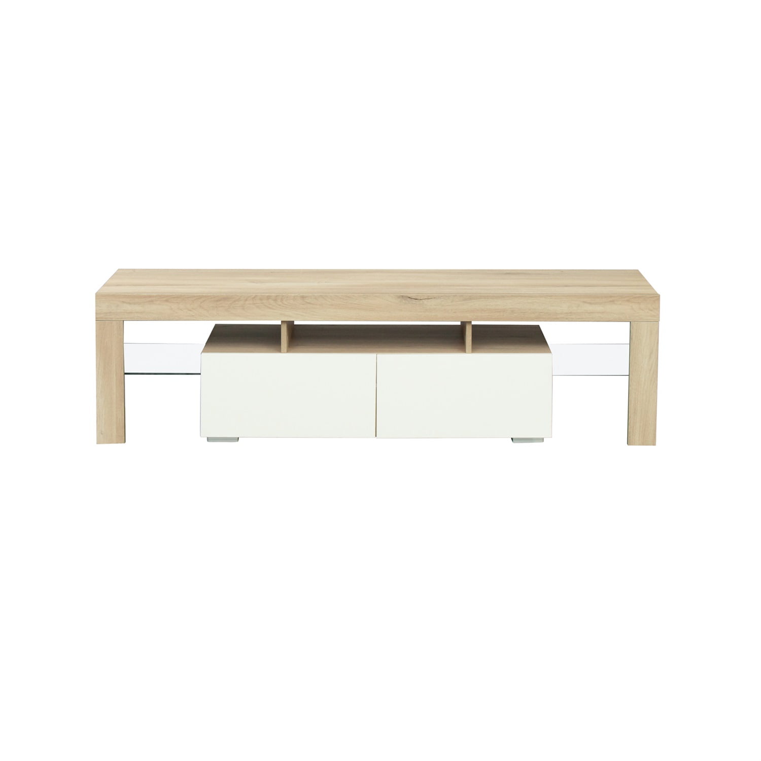 Kadyn Corner Tv Stand, Entertainment Center for Tvs with Storage, Tv Console with Rgb Lights for Living Room, Oak Kadyn Corner Tv Stand, Entertainment Center for Tvs with Storage, Tv Console with Rgb Lights for Living Room, Oak