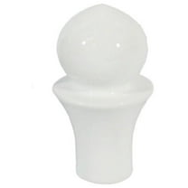 Urbanest Urbanest Toledo Lamp Finial, 2 1/6", Glossy White