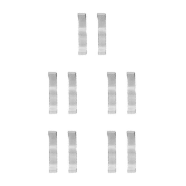 Guardurnaity Banda de peluca de silicona de 2 piezas hecha de silicona para un agarre y duradero Bandas de peluca de silicona blanco Type2 NO2