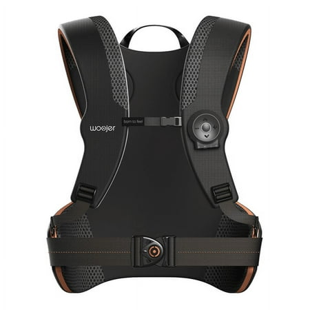 Woojer Vest Edge Hi-FI Haptic Vest Games Music Movies VR WJRVE101 - Black