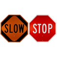 thumbnail image 2 of ALUMINUM SAFE-T-PADDLE STOP/SLOW SIGN, 2 of 3