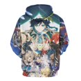 thumbnail image 3 of Genshin Impact Unisex Adult Hoodie Casual Hooded Sweatshirt Pullover Novelty 3D Printed Sweater Jacket L, 3 of 8