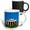 Multicolor, variant on 3drose, Central Greece, Athens, Ancient Agora, Temple of Hephaestus, 11oz Two-tone Green Mug