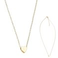 thumbnail image 2 of Uinagy Collier Amour Lettres Anglaises Simples et à la Mode en Forme de Cœur Diamant, 2 of 3