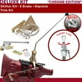 thumbnail image 1 of American Shifter  4L60 Shifter Kit Chrome 16 in. E Brake Trim Kit Dipstick for F27A3, 1 of 1