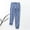 Blue, variant on HUPOM Goth Pants Pants For Women In Clothing Track Pants Mid Waist Rise Full Wide-Leg S
