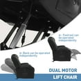 thumbnail image 6 of Emonia Power Lift Recliner Breathing Leather Massage Chair with Massage and Heat - Black, 6 of 8
