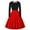 Red, variant on PuLe Long Sleeve Dress for Women Fall Fall Dresses for Women 2024 Casual Formal Wedding Guest Long Sleeve Dresses Homecoming Birthday Plus Size Dress