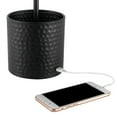 thumbnail image 2 of Globe Electric 251242 19 in. Black Texture Table Lamp, 2 of 4
