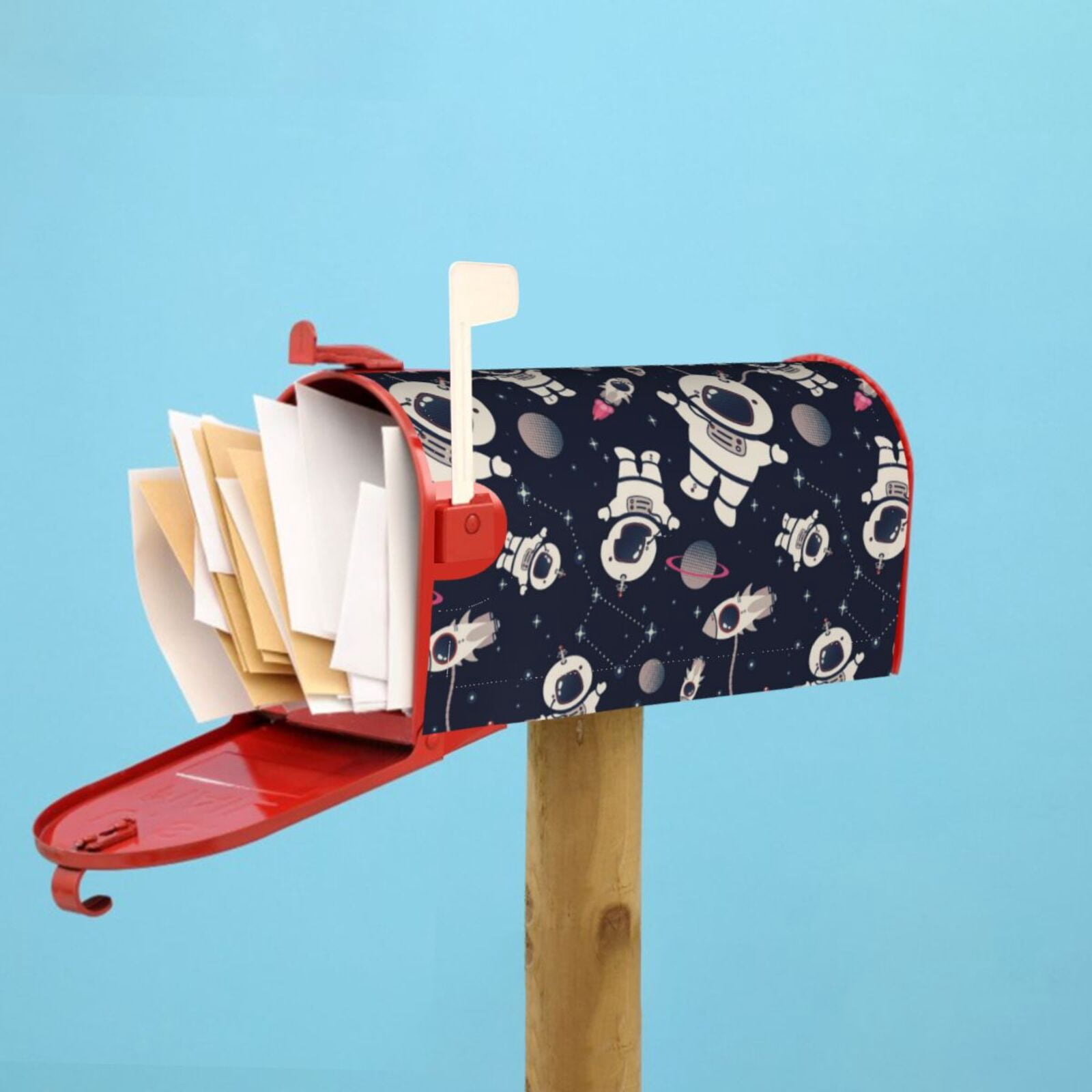 Kdxio Magnetic Mailbox Cover 21x18 in Mailbox Cover Outdoor Decoration Holiday Mailbox Covers for Home Garden Yard-21x18 in