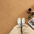 thumbnail image 2 of 10Pcs Light Oak Crisscross Parquet Peel and Stick Floor Tiles,12x12 In 10 Sq.Ft,Self-Adhesive Waterproof Vinyl Flooring,Stain Resistant for Entryway,Living Room ,Kitchen,Bedroom, 2 of 8