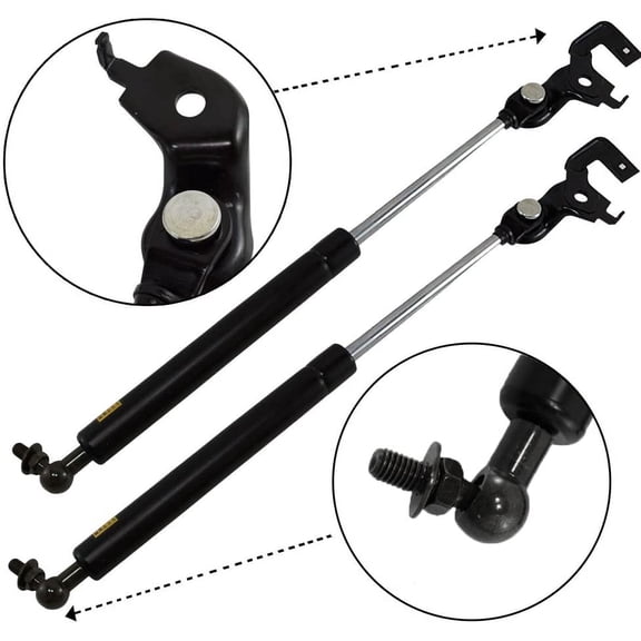 ECCPP Front left and right Hood Lift Support Fit for 1991-1996 for Toyota Camry 1992-1995 for Lexus ES300 Replaces 4217L PM3007 2pcs