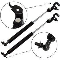 ECCPP Front left and right Hood Lift Support Fit for 1991-1996 for Toyota Camry 1992-1995 for Lexus ES300 Replaces 4217L PM3007 2pcs