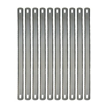 10Pcs Double-Sided Hacksaw Blade Steel Saw Blade Woodworking Metal Saw Blade Set