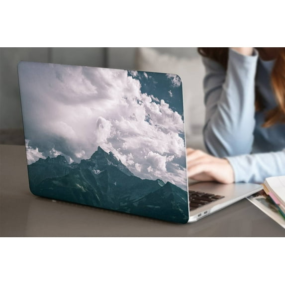 KSK KAISHEK Hard Shell Case Only Compatible MacBook Air 13.6 Inch 2022.0 A2681 + Black Keyboard Cover, Colorful B 0023