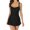 Black, variant on Aayomet Swimsuit For Women Women's Ruched Skirt Swimdress Swimsuit Bathing Suit Swimswear Swimdress, S