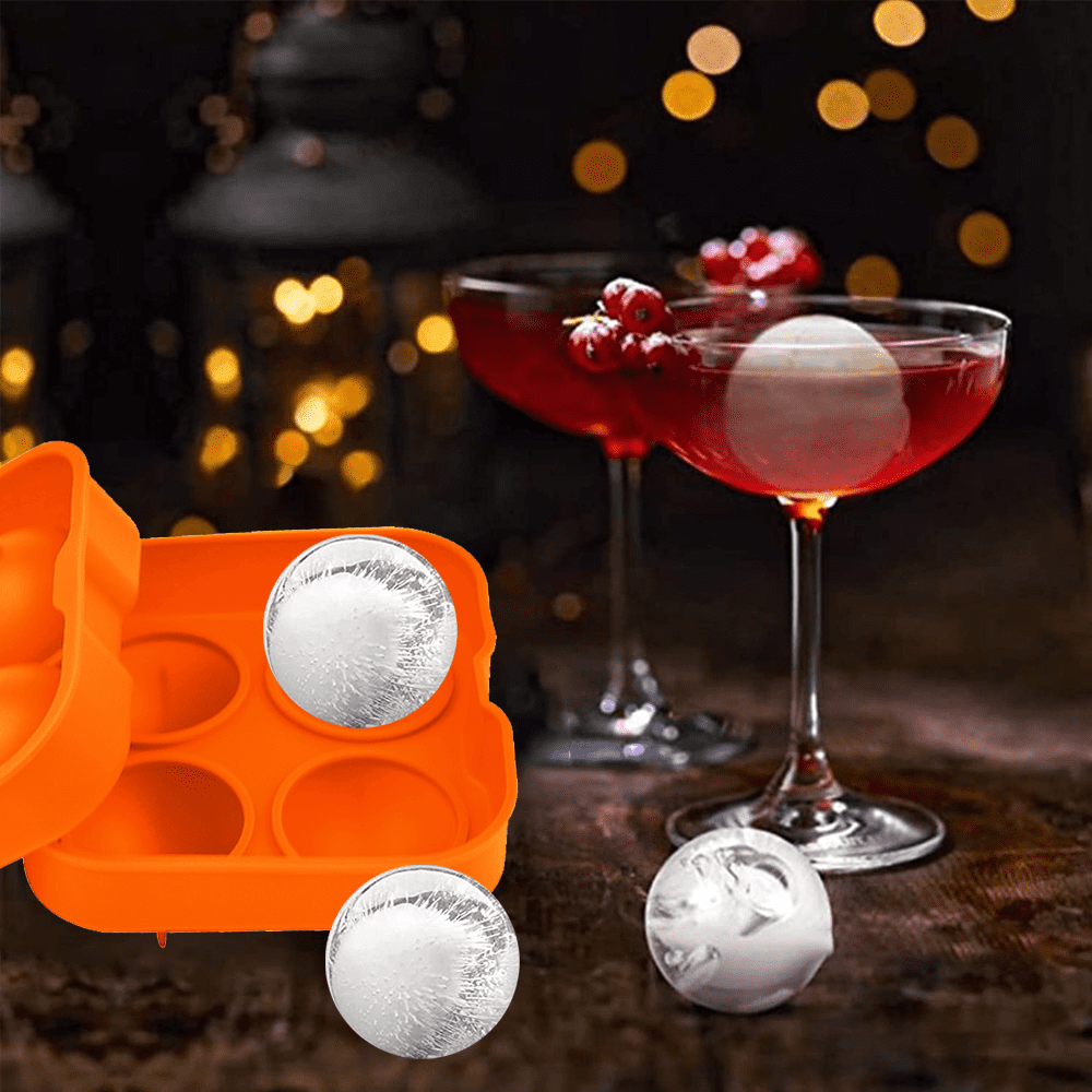 Large Sphere Ice Tray Mold Whiskey Big Ice Maker 2 Inch Ice Ball
