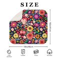 thumbnail image 4 of Pioneer Flower Floral Print Pattern Dish Drying Mat for Kitchen 1 Pack, Ultra Absorbent Microfiber Dishes Drainer Mats,16"x18", 4 of 6