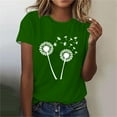 thumbnail image 2 of Kaemgyyd T-Shirt Grande Taille pour Femmes, Mignon, à Imprimé Graphique, Col Rond, Doux, Léger, Manches Courtes, 2 of 4