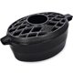 thumbnail image 1 of Vaporizador para estufa de leña G Good Gain, hierro fundido, 2,8 L, negro mate, 1 of 8