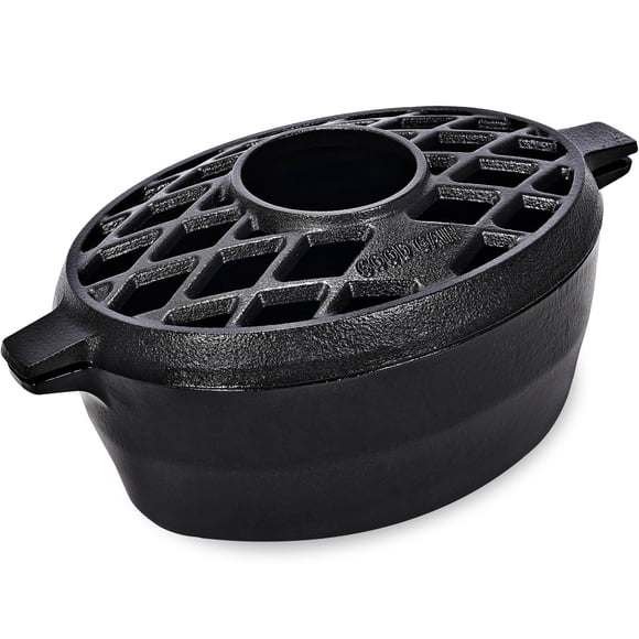 Vaporizador para estufa de leña G Good Gain, hierro fundido, 2,8 L, negro mate